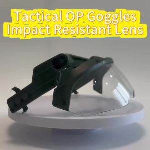 FAST Guide Tactical Helmet Goggles 90 Degree Detachable FAST AF Helmet Guide Anti Fog and Anti Riot OP CS Protective Goggles