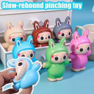 Labubu Giảm Căng Thẳng Đồ Chơi Squishy PU Chậm Bóp Antistress Bóng Hoạt Hình Bàn Đồ Trang Trí Squishy Giảm Căng Thẳng Đồ Chơi