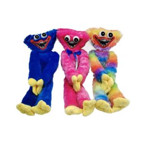 Bandai | Soft Rainbow Fluffy Stuffed Monster Plushie Long Legs Cartoon Pillow Home Ornament Kids Adult Holiday Present