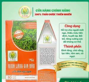Trà Thảo Mộc Đinh Lăng An Thần Ngủ Ngon lưu Thông máu huyết giảm căng thẳng