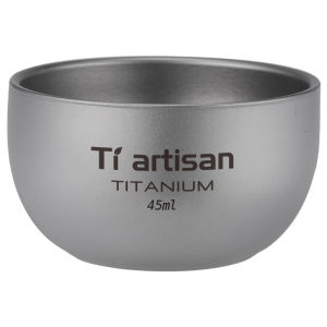 Tiartisan | Thermal Insulation Pure Titanium Double-layer Tea Cup