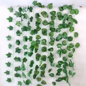 Daun Rambat Plastik Palsu Artificial Plastik Sulur Daun Imitasi Daun Hias Tanaman Gantung Hijang Sintetis Dekorasi Ruangan Rumah Kamar Kantor Murah PST