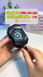 Quạt tản nhiệt điện thoại X65 / SL21 / X136 siêu tản nhiệt sò lạnh cỡ lớn led RGB màn hình hiển thị