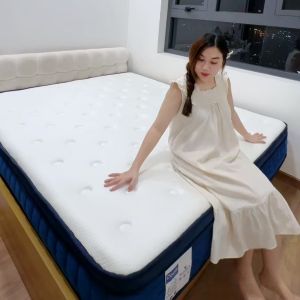 [Bộ quà 7 Món] Nệm lò xo Thuần Việt Cloudy - Nệm lò xo túi độc lập ngăn chặn rung lắc êm ái tuyệt đối - Bảo hành 15 năm