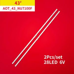 TV Led Backlight for Samsung 43" AOT 43 NU7100F 2X28 3030C UE43NU7100 UN43NU7100 BN44-00947A UE43NU7120 UE43NU7170 BN96-45954A
