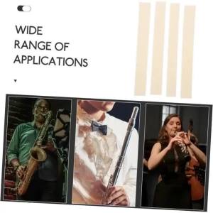 Multi-Pack Wind Saxophone Flute Clarinet Button Felt Muffler Self-Adhesive Adhesive Felt Pad + Sound Insulation and Anti-Collisi
