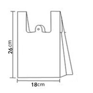 Disposable Drawstring Mini Trash Bags 20cm