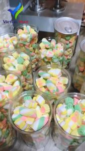 200gr [Lon Pet] Kẹo Xốp Bông Gòn-Kẹo Marshmallow-Kẹo Bông Trái Cây