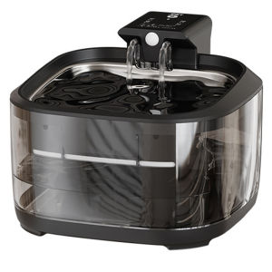 5000mAh Wireless Pet Water Fountain FT999 With Motion Sensor Rechargeable Cat and Dog Waterer 4.5L