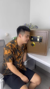 Két sắt thông minh Kamaso 2025 Khóa vân tay điện tử Chống cháy Bảo hành chính hãng 5 năm