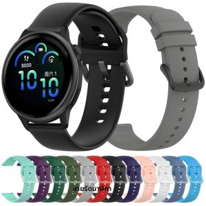 สายซิลิโคนหลากสีขนาด 20 มม. 22 มม. สำหรับนาฬิกา Garmin Vivoactive 3 4 5 6 Venu 3 2 SQ Forerunner 570 265 255 645 245