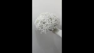 20pcs Realistic White Gypsophila Artificial Flowers - Elegant Faux Breath for Wedding Bouquets DIY Home & Office Decor