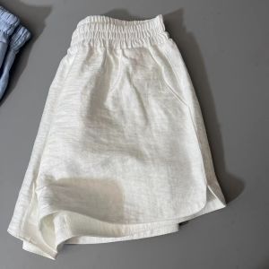 Summer Lightweight Stretch Waist High Waisted Small Size Friendly Slit Plus-Size Shorts