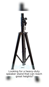 Heavy Duty Extendable Tripod Speaker Stand Max. up to 3m