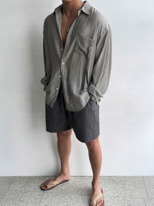 DAVID&ME | Breathable Casual Stripe Shirt