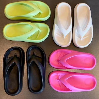 Dép Xỏ Ngón Đế Dày Mùa Hè Cho Nữ Đi Biển EVA Đế Phẳng Chống Trượt Dép Xỏ Ngón Thoải Mái Thoáng Khí Cho Trẻ Em