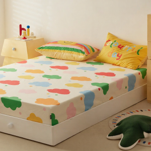 DOHIA | Pure Cotton Cartoon Fitted Sheet Cover
