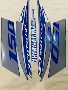 Bộ tem decal dán xe máy Yamaha Exciter 150 đời 2019 màu xanh đậm zin thái siêu đẹp