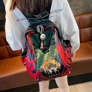 กระเป๋าเป้สะพายหลังผ้าอ็อกซ์ฟอร์ดแบบลำลองสำหรับผู้หญิง กระเป๋าใส่ของสำหรับเดินทางและไปทำงาน กระเป๋าใส่หนังสือ กระเป๋าเป้สะพายหลังแบบลำลอง กระเป๋าสะพายไหล่คู่