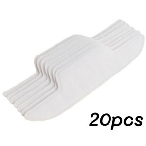 10-30pc Hats Sweat Absorbing Pads Non-woven Clothing Collars Stickers Moisture-Wicking Adhesive Liners Strips for Caps Shoes