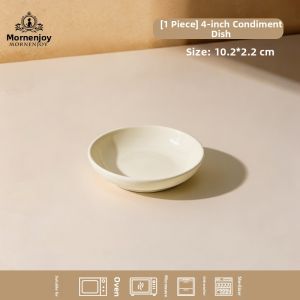 mornenjoy | Ceramic Dinnerware Set Home Use Simple Design Glaze Set