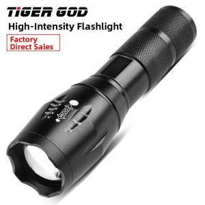 LIWAN | 5 Gear Strong Light T6 L2 Telescopic Zoom Rechargeable Flashlight