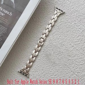New Starlight Metal Bracelet For Apple Watch Band 12 11 10 9 8 7 6 4 5 Women Strap For IWatch Ultra 49mm 38 40 41 42 44 45 46mm