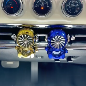 Chicmine Car Air Freshener Vent Clip Cooling Fan Long Lasting Fragrance Universal SUV Truck Auto Aromatherapy Diffuser Ornament Car Interior Accessories