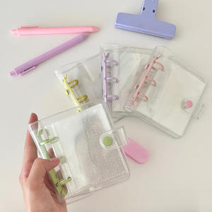 Album Ảnh Mini 3 Inch Màu Trơn Đựng Thẻ Nhỏ Dùng Để Sưu Tập Lưu Trữ Sách Ảnh Thần Tượng Túi Đựng Thẻ 3 Lỗ