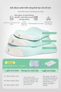 Mercury | Gối Silicone Thoáng Khí Chống Dị Ứng Cho Trẻ 1-6 Tuổi