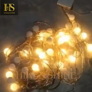 Lampu Dekorasi Natal Anggur Bulat Bintang Rainbow 7 Meter Sambungan Murah Berkualitas