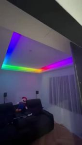 MJJC | RGBIC COB Running Water LED Strip Light WS2811 5M 10M 15M 20M DC24V Addressable Dream Color Horse Race Touch Remote Control Lamp