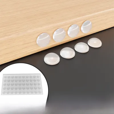 Silicone Anti-Collision Particle Stickers Quiet Wall Decals Fridge Cabinet Door Protection Pads Handle Buffer Granules