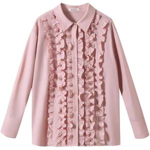 SOLWEIGE | SOLWEIGE Original Design Long Sleeve Loose Casual Shirt With Wood Grain Edge Micro Shoulder Layers Commute Style Polyester Fiber