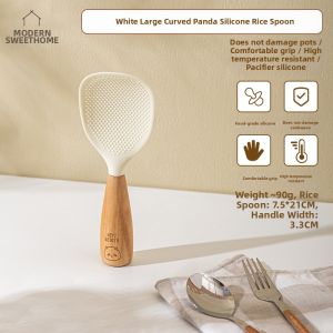 MODERN SWEETHOME | Non-stick Standable Silicone Rice Spoon