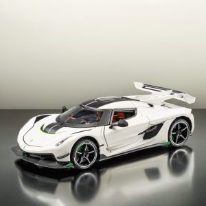 Large Jesko Boys Childrens Toy Super Sports Car Model Realistic Display Model Alloy Metal Toy for Collectors And Children
