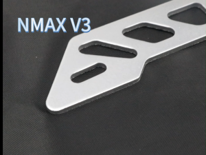 Motorcycle Windshield Trim Aluminum Alloy Bracket for Yamaha NMAX V2 V3 CNC Hollow Wind Screen Support 3 Styles Optional Easy Install Durable Decorative Bracelet