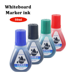 50ml Whiteboard Marker Ink 4 Colors Red Blue Black Green Whiteboard Marker Refill Ink For Erasable Whiteboard Markers Pen