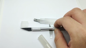 Refill Mata Pisau Ukir Craft Knife Pen Cutter isi 10 dan 5 pcs No 11