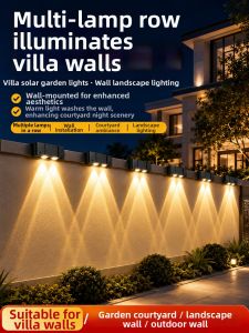 XLYS | Waterproof No Wiring LED Solar Courtyard Light