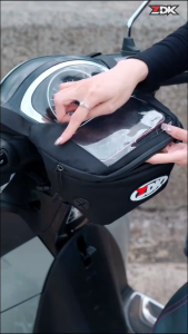 Túi ZDK K MOTOR nhỏ gọn màn hình ngang gắn ghi đông xe máy túi đa năng treo xe máy xe motor điều chỉnh đeo hông tiện lợi