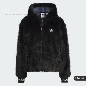 adidas | Áo Khoác Thể Thao Thời Trang Lông Giả IX4226
