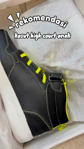 SURE FEET Kids High Court Sneakers (SF2007 & SF2008) | Black & White | Durable & Comfortable School Shoes