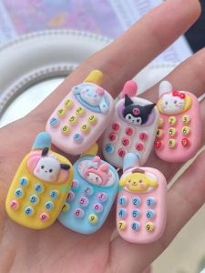 Đồ Chơi Mini Sanrio Hoạt Hình Đồ Dùng Điện Thoại Di Động DIY Phụ Kiện Búp Bê Đồ Chơi Trẻ Em Đồ Chơi Điện Thoại Di Động Đồ Chơi