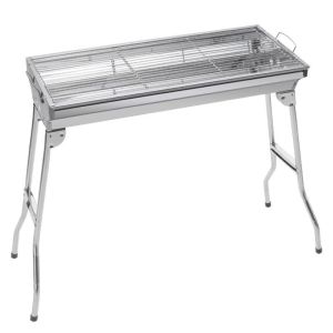 พร้อมส่งGIOCOSO BBQGrill เตาปิ้งขนาดใหญ่ เตาย่างบาร์บีคิว เตาปิ้งย่าง เตาปิ้งย่างพกพา เตาถ่าน เหล็กสแตนเลส เตาปิคนิค พับได้ขนาดเตา 33.5cm.x73cm.x70cm เตาบาร์บีคิว ACE HOME