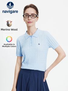 Navigare | Áo Polo Cổ Thời Trang Mới Tay Ngắn Ôm Sát