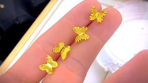 G-28 Ready Stock Ear Studs earring Subang Telinga anting-anting Telinga Emas Korea earrings earing warna emas golden