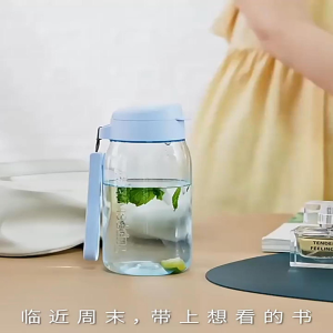 Tupperware 550ml lo-q chai nước thể thao H2Go cốc nước không rò rỉ BPA