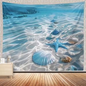 Túi Đựng Đồ Trang Trí Tường Lớn Phong Cách Scandinavia Đơn Giản Phong Cảnh Biển Phòng Khách Phòng Ngủ Chụp Ảnh Trang Trí