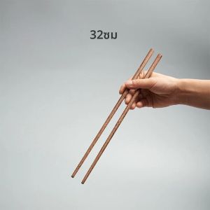 Gianxi ตะเกียบจีนสำหรับสลัดกระติกน้ำร้อนขนาด18ซม./42ซม. ตะเกียบปีกไก่ตะเกียบไม้ผัดบาร์บีคิวแท่งอาหารซูชิอุปกรณ์บาร์ครัว